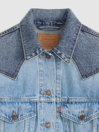 Geci si Jachete - Levi's Sacou Albastru Slim Femei