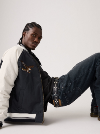 МУЖЧИНЫ - Levi's Куртка Alb/Negru Regular