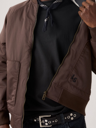 МУЖЧИНЫ - Levi's Куртка Alb/Negru Regular