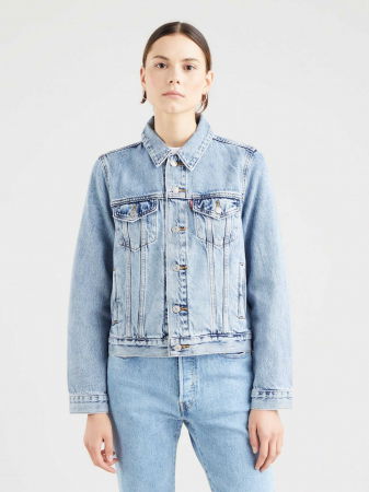 ОДЕЖДА - Levi's Женская Куртка Светло-Синяя Slim