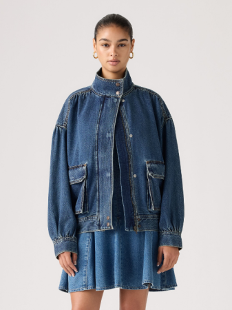 IMBRACAMINTE - Levi's Geaca Albastra Loose Femei