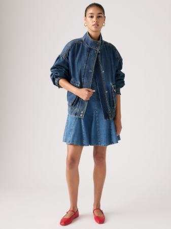 IMBRACAMINTE - Levi's Geaca Albastra Loose Femei