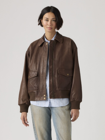 Geci si Jachete - Levi's Geaca Cafenie Standart Femei