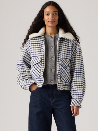 ОДЕЖДА - Levi's Женская Куртка Белая Slim