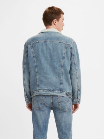 BARBATI - Levi's Geaca Albastra Regular Barbati