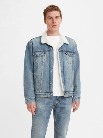 BARBATI - Levi's Geaca Albastra Regular Barbati