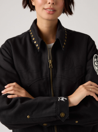 Levi's Мужская Куртка Чёрная Regular [5]