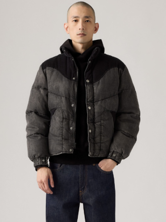 BARBATI - Levi's Geaca Neagra Regular Barbati