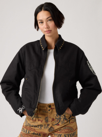 Levi's Мужская Куртка Чёрная Regular [4]