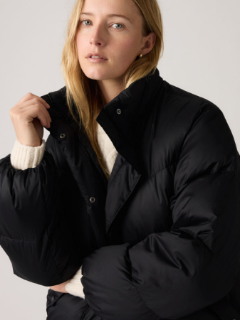 Levi's Женская зимняя куртка Чёрная Regular [2]