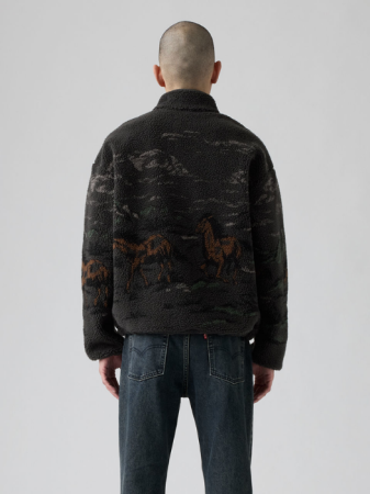 Levi's Мужская Куртка Чёрная Relaxed [1]