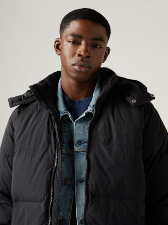 IMBRACAMINTE - Levi's Geaca Neagra Relaxed Barbati