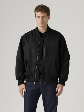 Куртки и Жакеты - Levi's Мужская Куртка Чёрная Relaxed