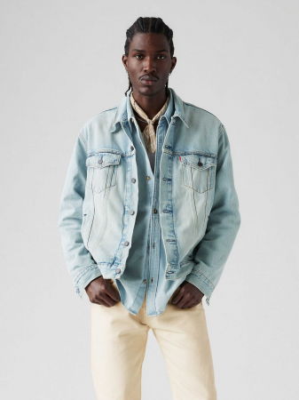 IMBRACAMINTE - Levi's Geaca Albastra Deschisa Regular Barbati