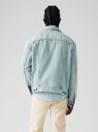 BARBATI - Levi's Geaca Albastra Deschisa Regular Barbati