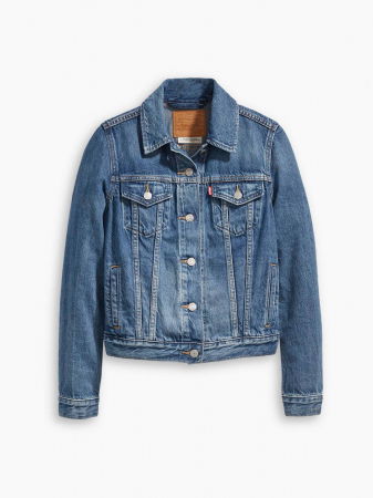 Куртки и Жакеты - Levi's Женская Куртка Синяя Regular
