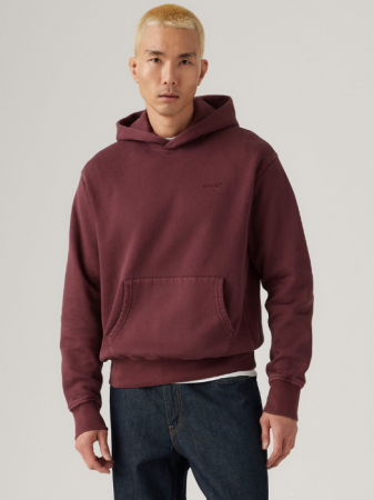 BARBATI - Levi's Hanorac Rosu Visiniu Relaxed Barbati