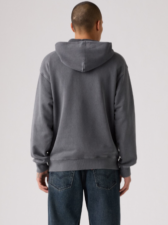 Толстовки - Levi's Мужская Толстовка Тёмная Серая Relaxed