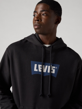 Levi's Мужская Толстовка Белая Relaxed [2]