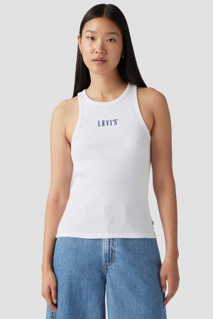 Футболки и Топы - Levi's Женская Майка Белая Slim