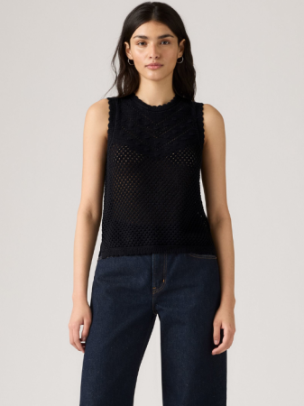 Tricouri si Topuri - Levi's Maiou Negru Regular Femei