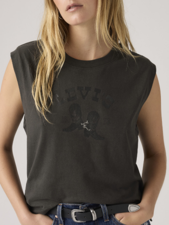 FEMEI - Levi's Maiou Negru Relaxed Femei