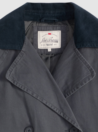 FEMEI - Levi's Palton Gri Inchis Regular Femei