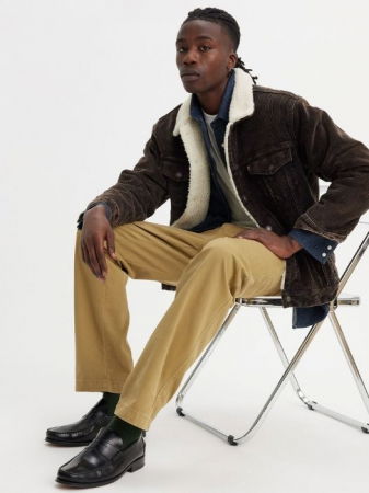 IMBRACAMINTE - Levi's Pantaloni Bej Straight Barbati