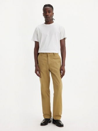 Брюки - Levi's Мужские Брюки Бежевые Straight