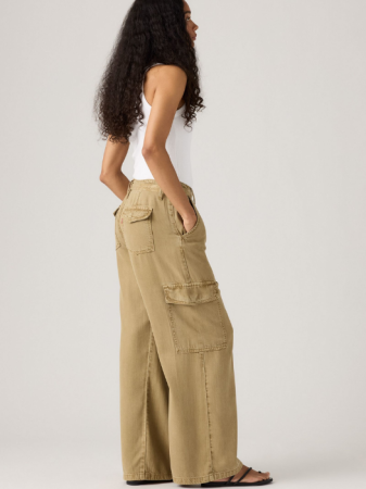 FEMEI - Levi's Pantaloni Bej Baggy Femei - 469 Lei