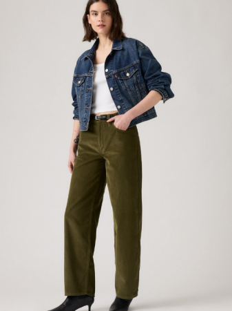 IMBRACAMINTE - Levi's Pantaloni Haki Baggy Femei