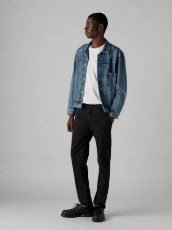IMBRACAMINTE - Levi's Pantaloni Negri Straight Barbati