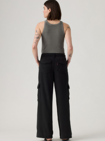 IMBRACAMINTE - Levi's Pantaloni Negri Baggy Femei