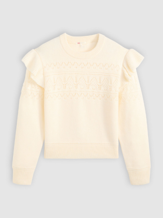 Levi's Pulover Crem Regular Femei [5]