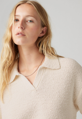 FEMEI - Levi's Pulover Crem Relaxed Femei