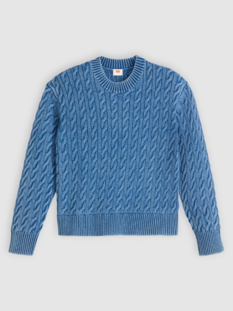 Levi's Pulover Albastru Relaxed Femei [5]