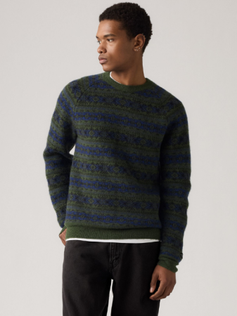 МУЖЧИНЫ - Levi's Свитер Verde/Albastru Relaxed