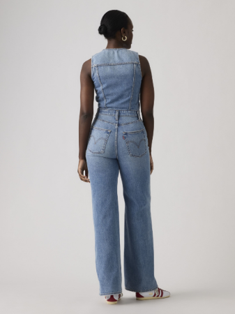 FEMEI - Levi's Salopeta-Pantaloni Blue Wide Leg Femei