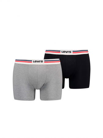 ACCESORII - Levi's Set Lenjerie Mid Grey Melange / Black   Barbati