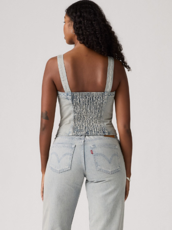 IMBRACAMINTE - Levi's Top Albastru Slim Femei