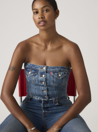 FEMEI - Levi's Top Blue Slim Femei