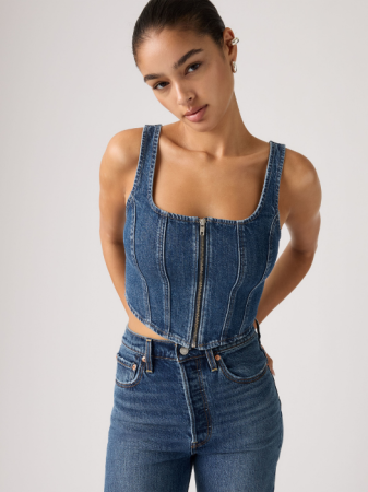 IMBRACAMINTE - Levi's Top Navy Slim Femei