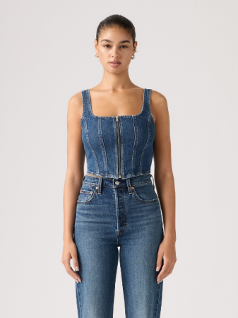 IMBRACAMINTE - Levi's Top Navy Slim Femei