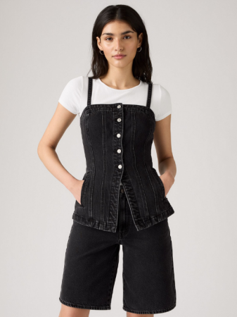 IMBRACAMINTE - Levi's Top Negru Slim Femei