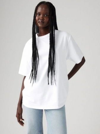 Tricouri si Topuri - Levi's Tricou Alb  Femei