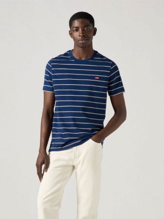 Tricouri si Polo - Levi's Tricou Navy Regular Barbati