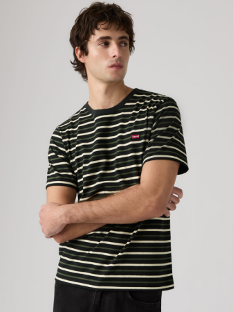 BARBATI - Levi's Tricou Alb/Negru Regular Barbati