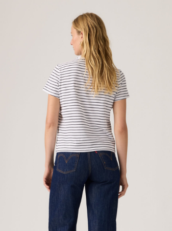 FEMEI - Levi's Tricou Alb/Negru Regular Femei