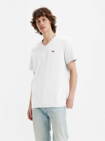 Tricouri si Polo - Levi's Tricou Alb Regular Barbati