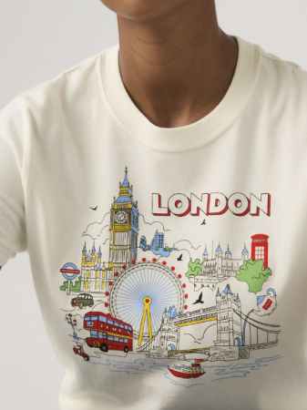 ЖЕНЩИНЫ - Levi's Женская Футболка Белая Regular